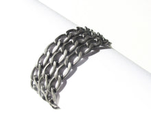 Load image into Gallery viewer, Single wrap 9mm oval curb chain - Dennis Higgins Jewelry
