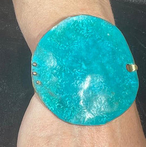 Large disc bracelet - Dennis Higgins Jewelry