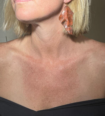 Large leaf earrings - Dennis Higgins Jewelry