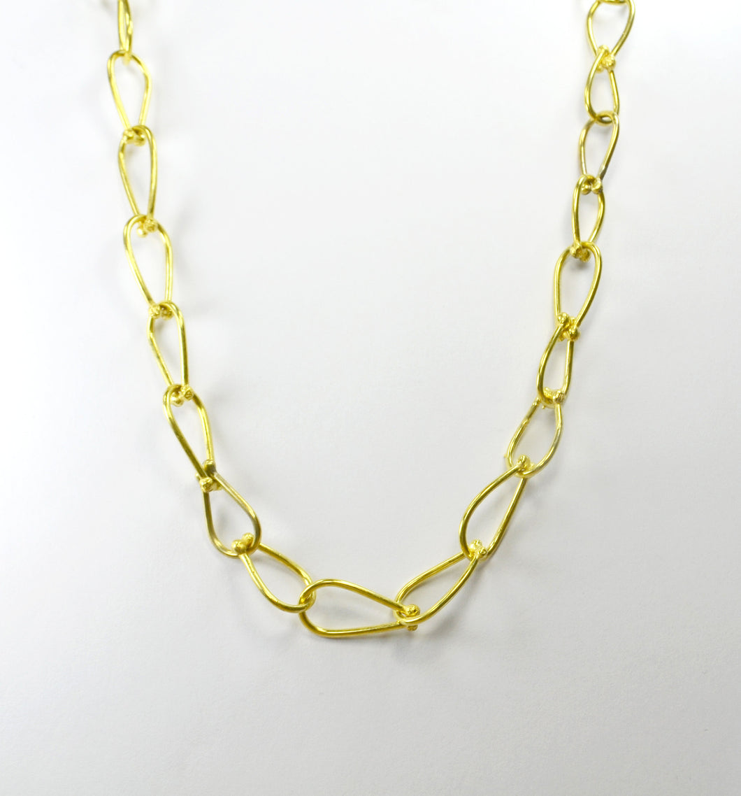 Single horseshoe chain - Dennis Higgins Jewelry