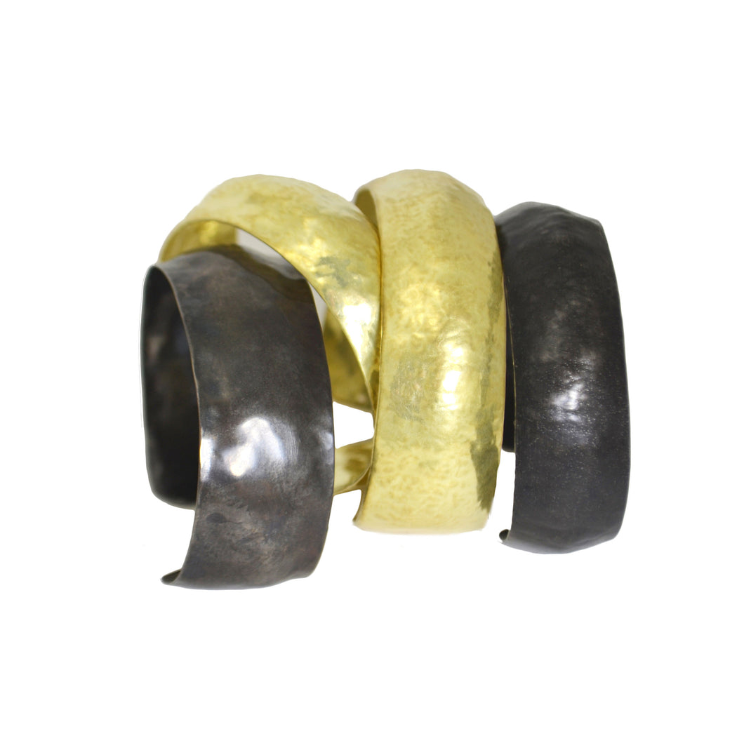 Thin Stackable Cuffs - Dennis Higgins Jewelry