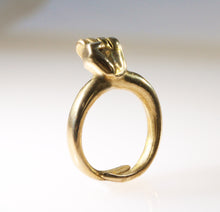 Load image into Gallery viewer, Bronze Fist Ring - Dennis Higgins Jewelry
