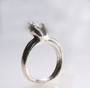 Silver Fist Ring - Dennis Higgins Jewelry