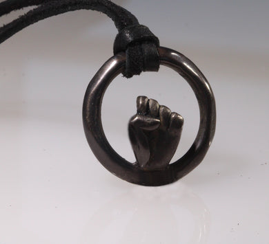 Dark Bronze Circle of Life Pendant - Dennis Higgins Jewelry