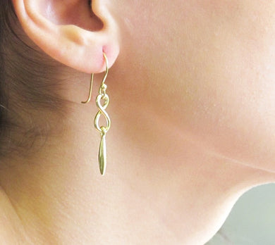 Infinity Earrings - Dennis Higgins Jewelry