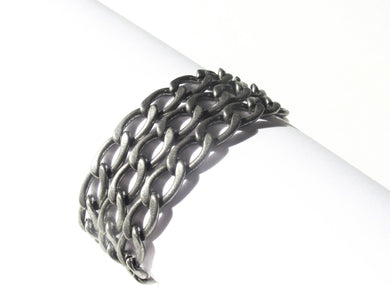 Single wrap 9mm oval curb chain - Dennis Higgins Jewelry