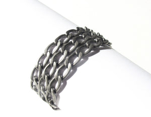 Single wrap 9mm oval curb chain - Dennis Higgins Jewelry
