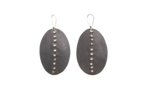 Faux Diamond Dotted Line Earrings - Dennis Higgins Jewelry