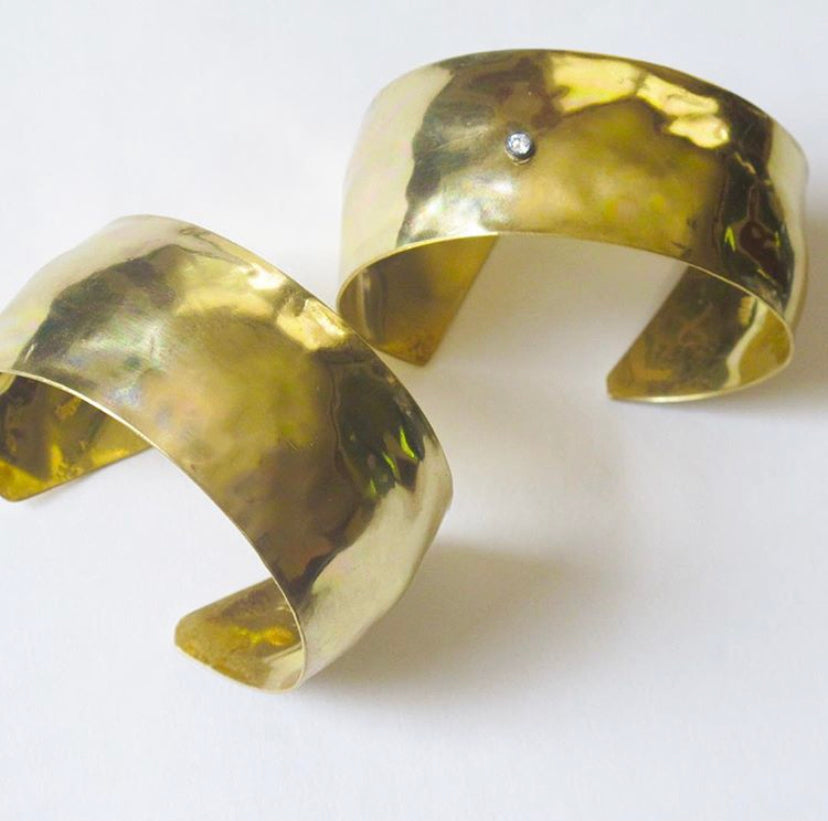 Sensuous Brass Cuff - Dennis Higgins Jewelry