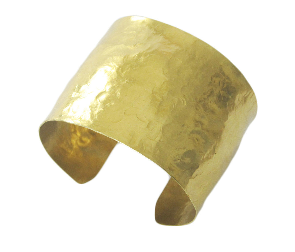 Textured Brass Cuff - Dennis Higgins Jewelry