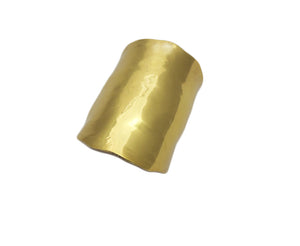 Large Sensuous  Brass Ring - Dennis Higgins Jewelry